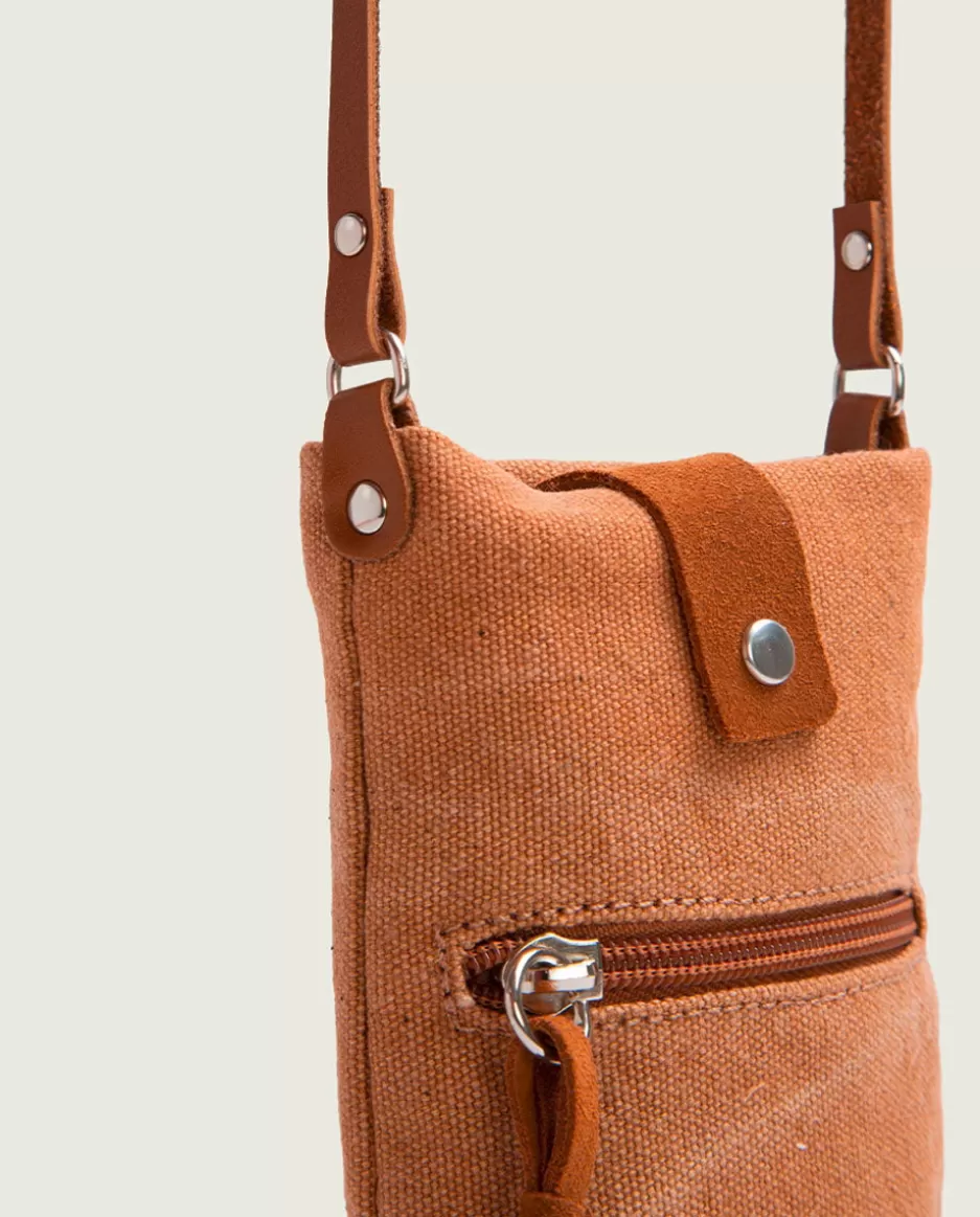 PORRONET Bolso Textil Cuero Malia- Bolsos