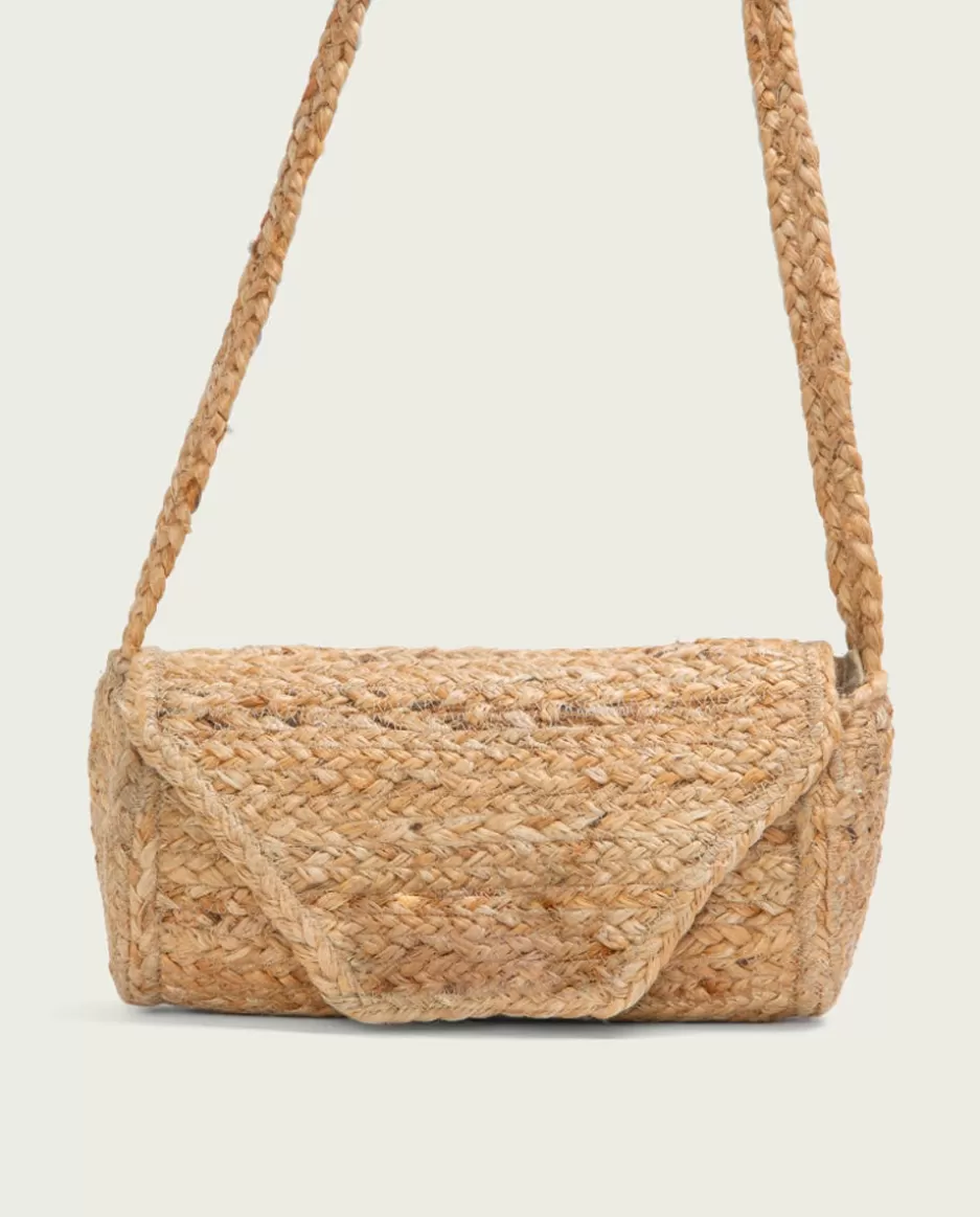 PORRONET Bolso Yute Natural Granadella- Bolsos